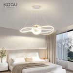 Moon LED Chandelier: Minimalist Modern Design for Living, Dining, or Bedroom Lighting