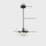 Afralia™ Marble Copper LED Pendant Lights: Nordic Minimalism Hanging Lamp for Kitchen, Loft, Bedroom
