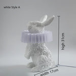 Rabbit LED Table Lamp: Modern Bedroom Bedside Light, Living Room Decor