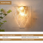 Luxe Crystal Glass Wall Lamp for Aisle, Living Room, Bedroom & Corridor Lighting
