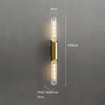 Palermo 23" Brass Wall Sconce Light