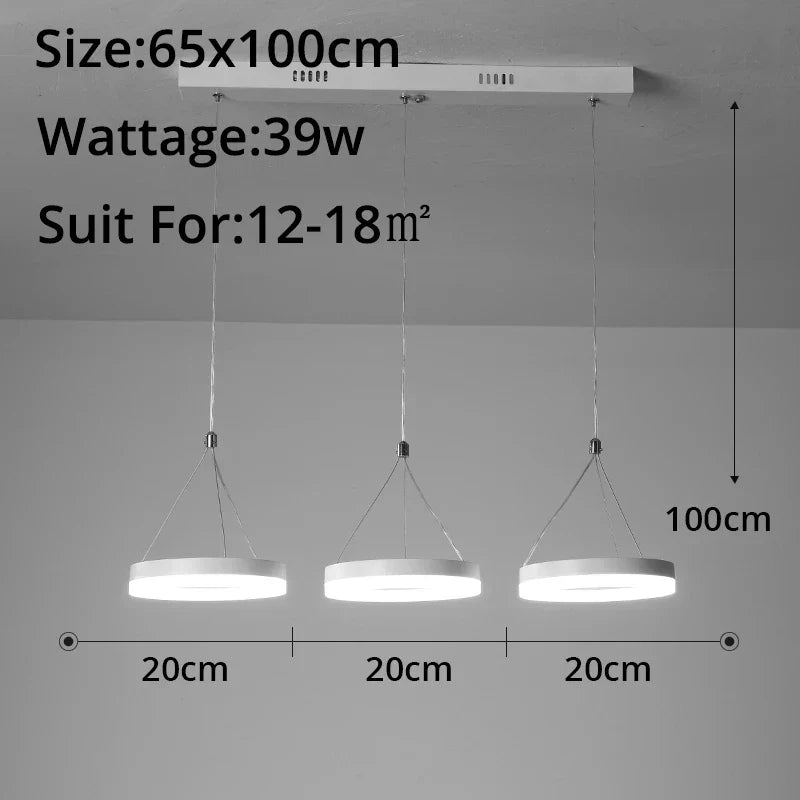 Nordic Dining Chandelier: Creative Modern Living Room Lamps.