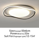 Modern LED Ceiling Lights for Bedroom Study Living Room Decoration