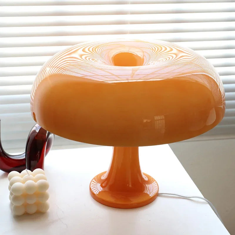 Bedhead Night Light Mushroom Desk Lamp by Italian Danish Designer