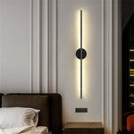 Linear Tube LED Wall Lamp, Modern Minimalist Up Down Sconce for Bathroom, Bedside & Mirror
