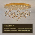 Crystal Chandelier 2024 | Postmodern Luxury Dining Room Bedroom Kitchen Island Light
