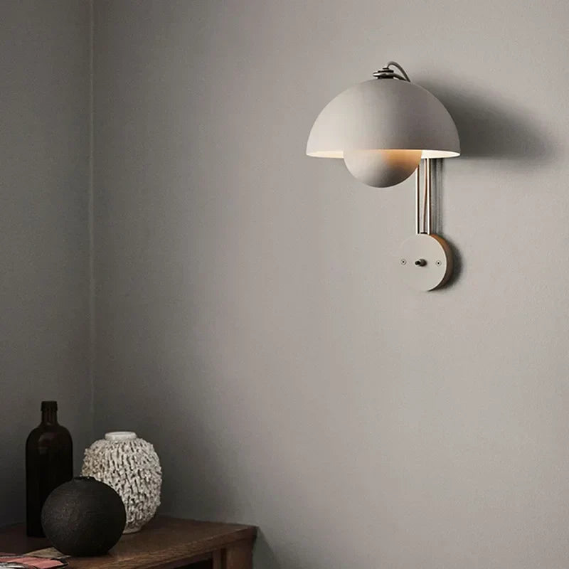 Flower Bud Bedroom Wall Sconce Light
