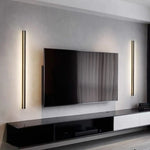 Minimalist Line Wall Lamp for Bedroom Headboard Hallway Creative Strip Light