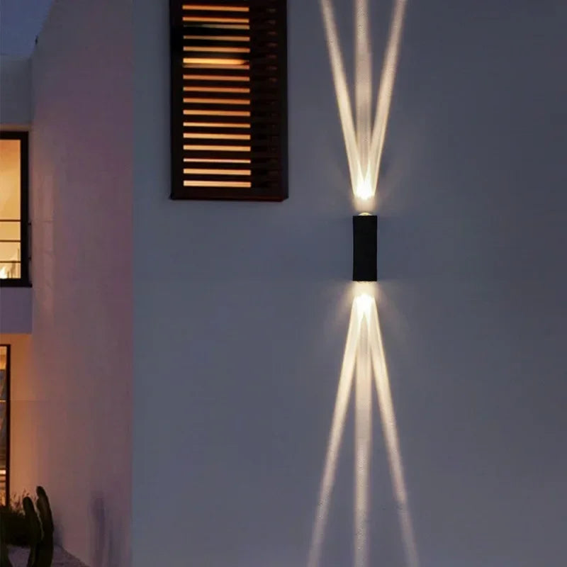 Aluminum Waterproof Porch Spot Wall Lamp: High Power Indoor Outdoor Light