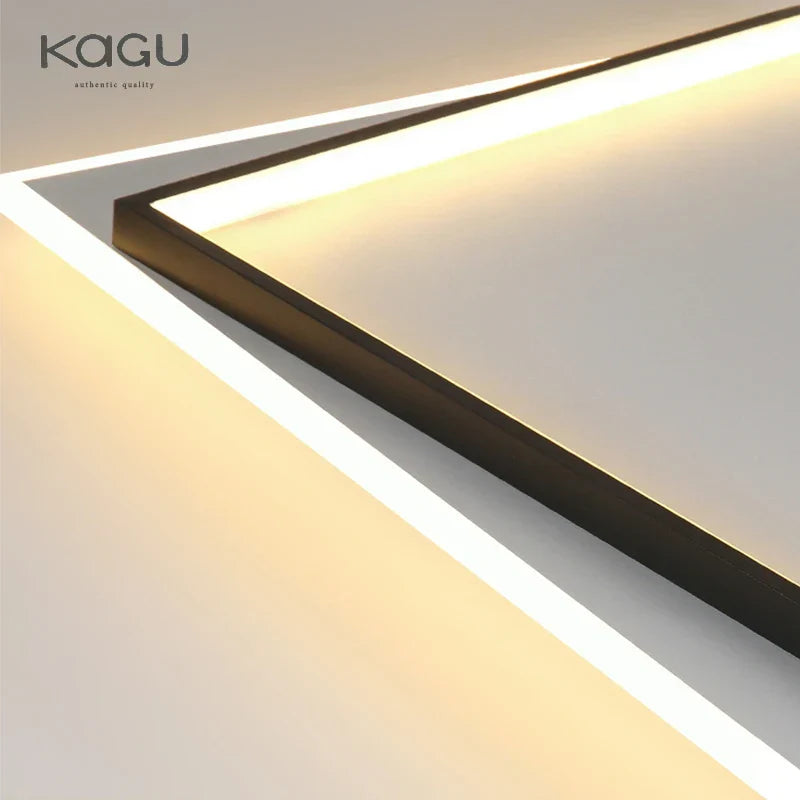 Modern LED Ceiling Lights Bedroom Study Living Room Indoor Round Square Lamp