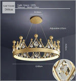Nordic Princess LED Chandelier for Home Living Dining Bedroom - Simple Elegant Design