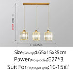 Crystal Chandelier Luxury Ceiling Lamp LED Modern Pendant Light for Indoor Spaces