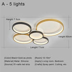 LED Ceiling Chandelier Remote Control Living Room Bedroom Kitchen Lamp White