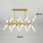 Modern LED Chandelier for Living Room, Salon, Bedroom, Dining Room - Indoor Pendant Lamp