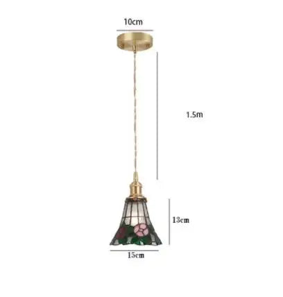 Blue Glass Pendant Lights for Bedroom Dinning Living Room