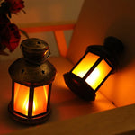 Retro Flame Camping Lamp: Multifunctional LED Light for Outdoor Adventure