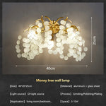 Nordic Crystal LED Wall Light: Modern Gold Living Room Decor & Bedroom Bedside Lamp