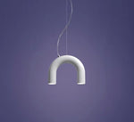 Blue Metal Arch Chandelier Pendant Light - Modern Design for Home Décor