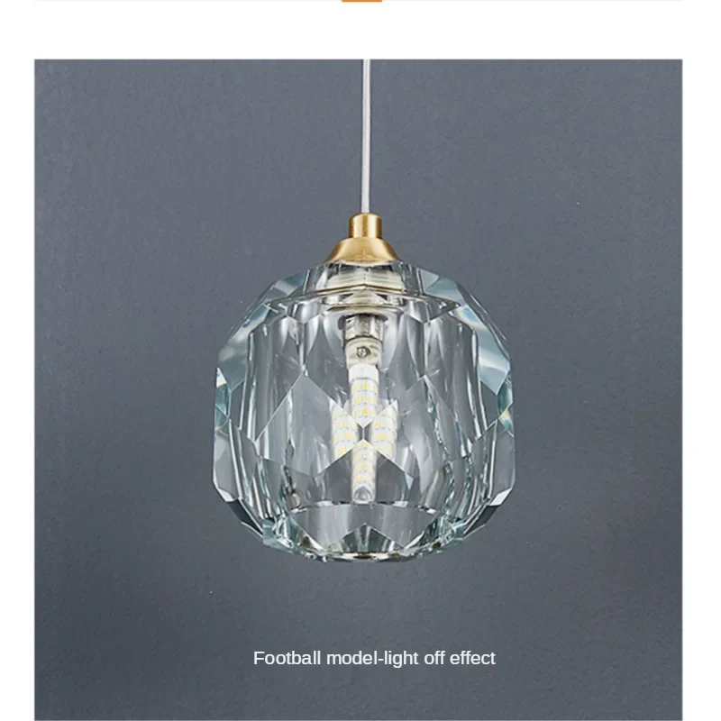 Modern Crystal LED Pendant Chandelier for Bedroom Living Room Dining Table