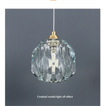Modern Crystal LED Pendant Chandelier for Bedroom Living Room Dining Table