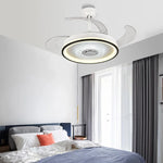 Crystal Chandelier LED Ceiling Fan with Remote Control Switch