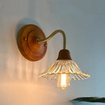 Flower Glass LED Wall Lamp, Nordic Modern Design for Bedroom, Living Room, Bathroom