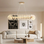 Coral Flower Crystal Chandelier: Modern Luxury LED Pendant Lighting for Home