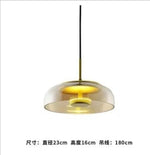 Nordic Glass Pendant Chandelier for Bedroom, Bar, and Restaurant