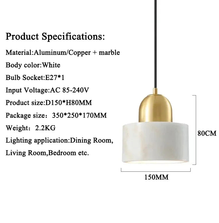 Nordic Marble Chandelier by - Modern Luxury Lighting for Home and Hospitality