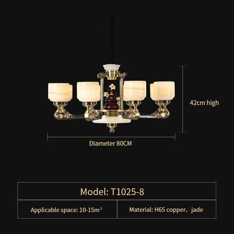 European Crystal Chandelier: Modern Luxury Copper Lighting for Living Room, Restaurant, and Hall.