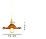 Blue Glass Pendant Lights - Bedroom Dinning Living Room Fixtures
