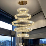 Crystal Chandelier Pendant Light for Living Room, Staircase, and Ceiling - Luxury Indoor Lighting