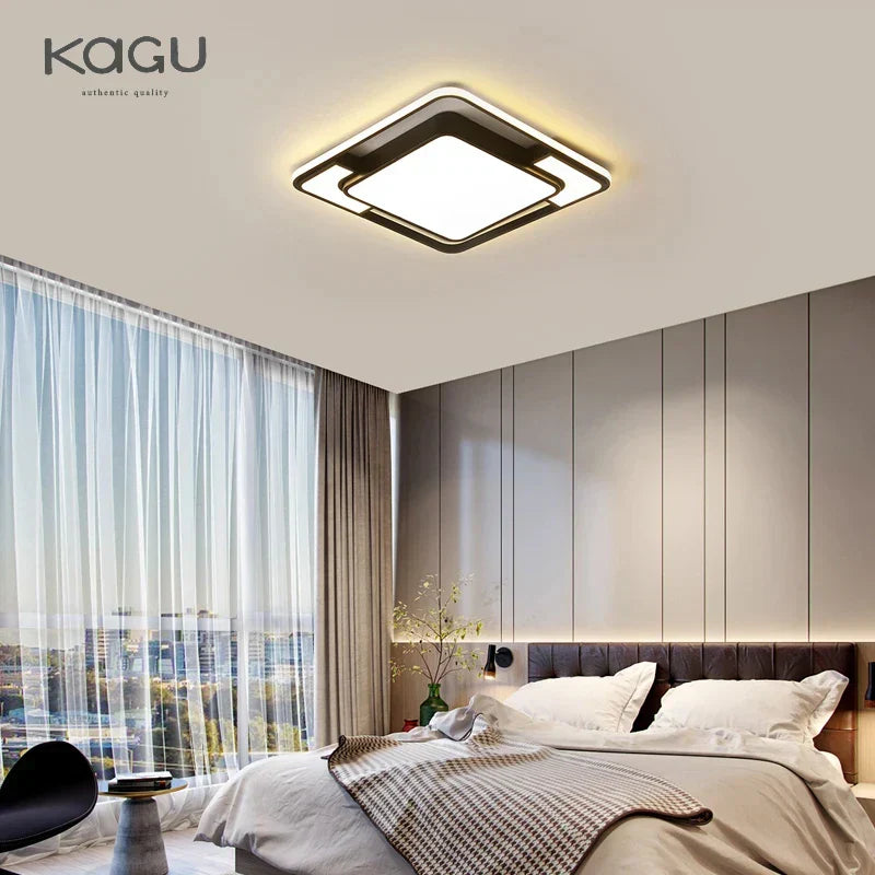 Modern Black Chandelier Ceiling Lamp for Living Room Bedroom Dining Room