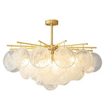 Modern Black Gold All-Copper Chandelier for Living Room Restaurant Nordic Minimalist