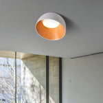 Wood Grain Bevel Ceiling Lamp for Corridor Bedroom Living Room