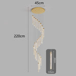 Nordic Home Decoration Stair Chandelier Living Room Dining Ceiling Light