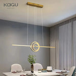 LED Ceiling Chandelier: Modern Minimalist Kitchen Dining Table Lighting