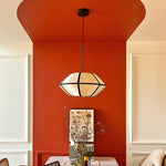 Danish Fabric Pendant Lamp Vintage Chandelier E27 Bulb