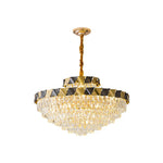 Modern Crystal Chandelier for Living Room Dining Bedroom LED Lighting