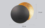 Modern Moon Eclipse LED Wall Lamps for Living Room Bedroom Decoration