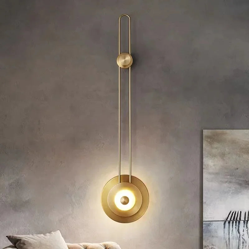 Modern Minimalist Strip Wall Lamp for Bedroom TV Background Decor