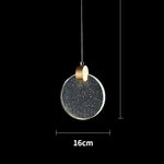 Modern Crystal Pendant Light for Bedroom and Living Room Decor