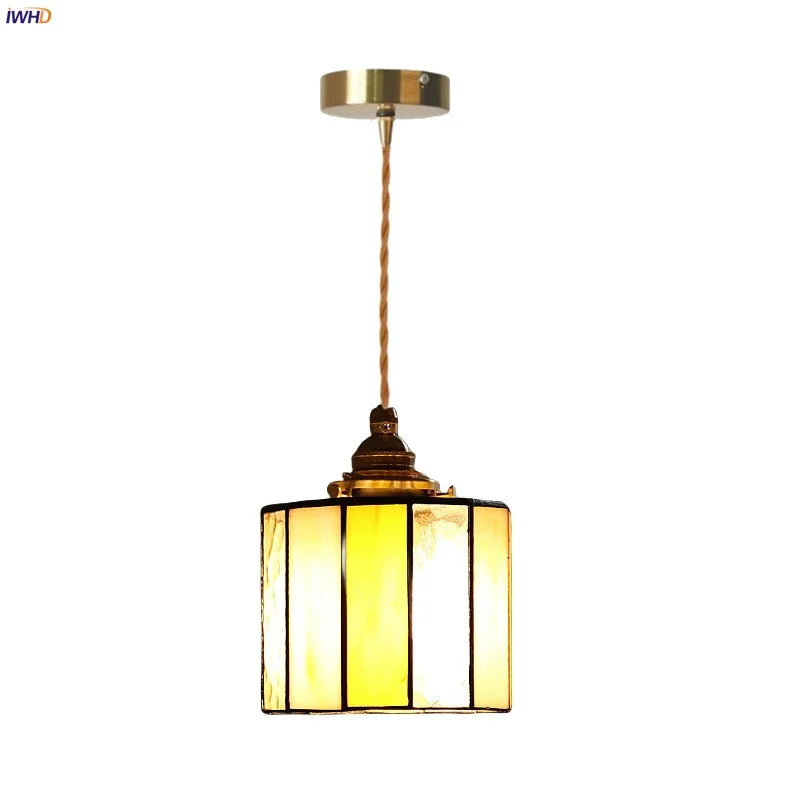 Afralia™ Glass Pendant Light Fixture Modern Nordic Style Hanging Lamp for Living Room