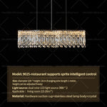 Crystal Chandelier Modern Luxury Light for Living Room, Dining, Bedroom - 2024 New