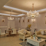 European Crystal Chandelier: Simple Fashion for Living, Dining, Bedroom & Villa