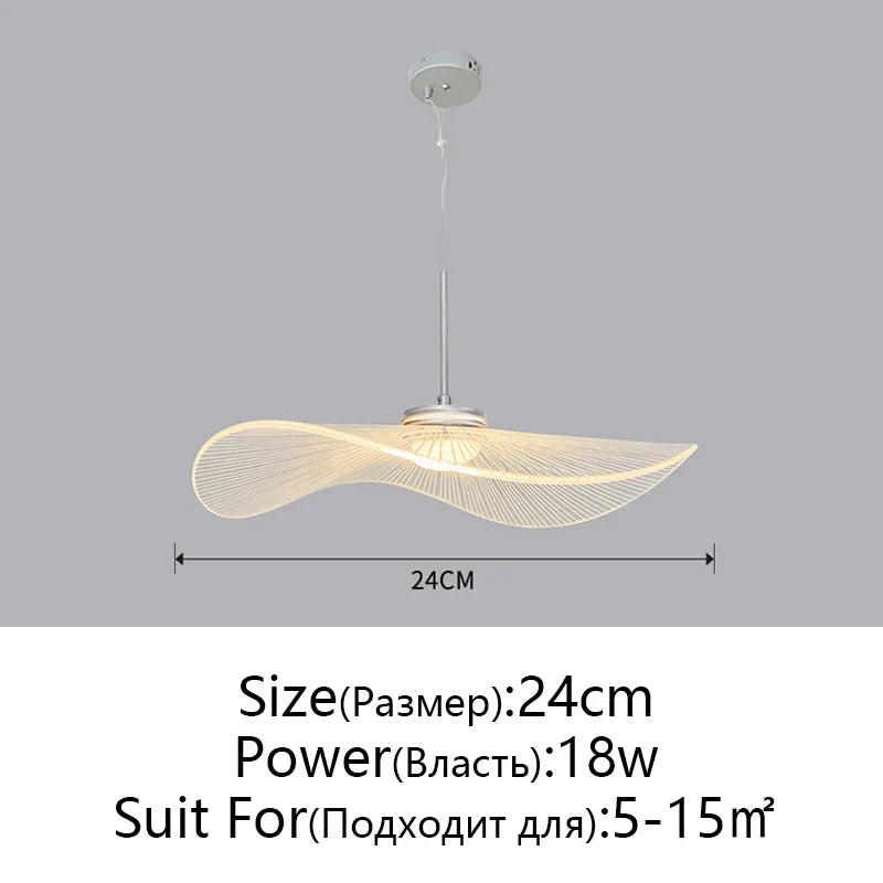 Lotus Leaf Hat Chandelier: Modern Fashion for Living Room & Bedroom