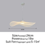 Lotus Leaf Hat Chandelier: Modern Fashion for Living Room & Bedroom