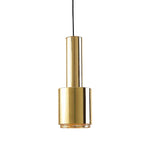 Metal LED Pendant Light for Bedroom Living Room, Black/White/Gold Hanging Lamp
