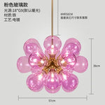 Glass Bubble Hanging Lamps Chandelier Modern Room Decor Ceiling Pendant Light