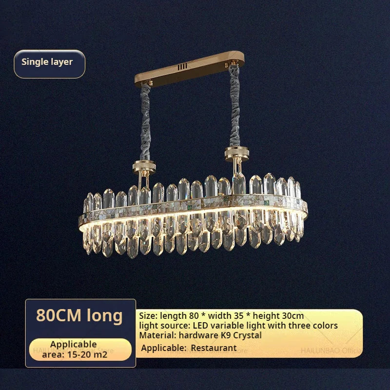 Crystal Chandelier: Modern Luxury for Living Room, Dining Room, Bedroom